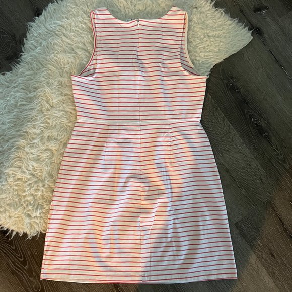 EUC Old Navy Pink & White Striped Dress Sz L - Picture 2 of 5